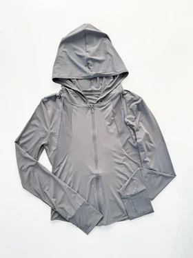 سویشرت ورزشی فلامنت فینگردار کلاهدار