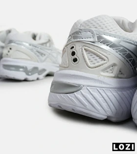 کفش کتانی مردانه سفید طوسی ASICS KAYANO 20
