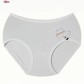 شورت زنانه خرسی رنگ طوسی مدل 5403-6626