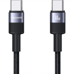 کابل دوسر تایپ سی یوسامز USAMS مدل SJ724 توان 60 وات 1.2 متر