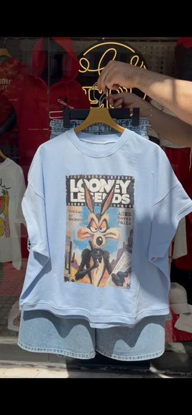 تیشرت (looney) 12743 (آبی)