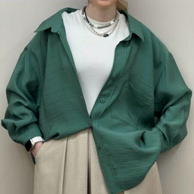 شومیز پریا (سبز تیره)