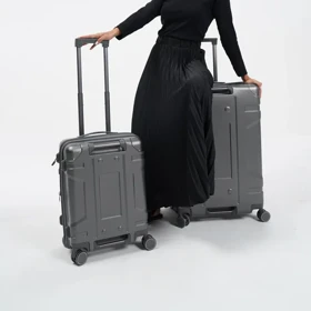 مجموعه 3 عددی چمدان رزمری مدل Rose Merry RL-204-3J_Grey