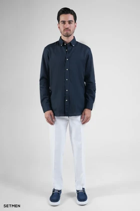 پیراهن مردانه آستین بلند لینن