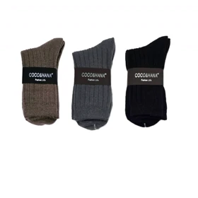 جوراب بافت مردانه برند Coco&hana گرم پشم گوسفند
