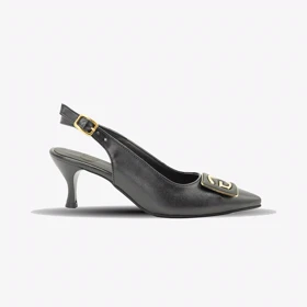 کفش مجلسی زنانه پاشنه‌دار 5 سانت مدل 400932 _ sandal valentino