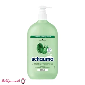 شامپو هفت گیاه شاوما مدل HERBS FRESHNESS حجم 750 میل