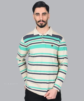 تیشرت یقه دار مردانه آستین بلند 1382