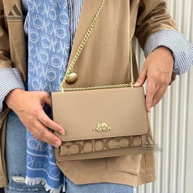 کیف زنانه کوچ Coach Shoulder Bag A03 (کرم)