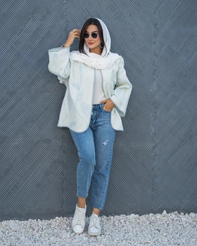 کت کنف پروانه آستین کلوش