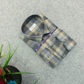 پیراهن طرحدار مردانه قواره ازاد ( قواره کلاسیک ) _ استین بلند