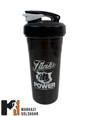 شیکر ورزشی بدنه طلق شفاف کد S024 (مشکی)