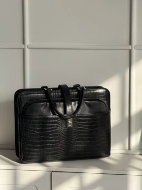 کیف اداری دانشجویی prestigebag مشکی زنیر