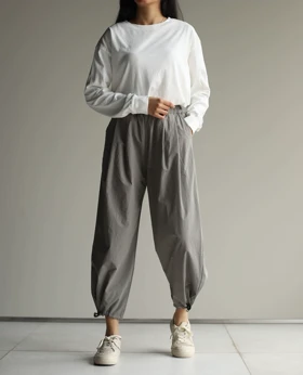 شلوار کتان کاغذی