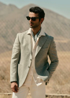 کت دو دکمه Wool