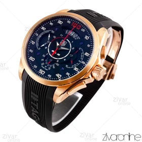 ساعت تگ هویر مرسدس بنز مردانه بند رابر مشکی 103227