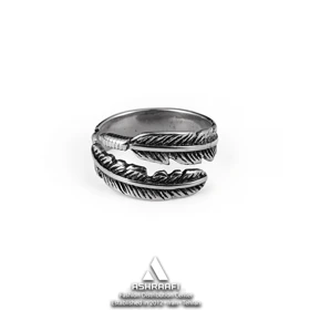 انگشتر طرح برگ Leaf Ring S2