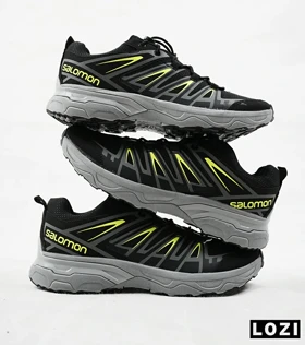 کفش کتانی مشکی سبز سالومون Salomon X ULTRA