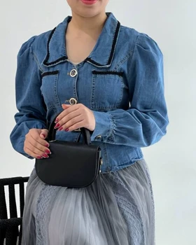 ست کت جین بهمراه دامن کد 4423