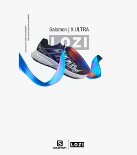 کفش کتانی مردانه و زنانه مشکی طوسی Salomon X ULTRA