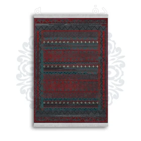 *جدید* فرشینه از جنس پارچه شانل مخمل ترک طرح فانتزی برند دفه کد 819