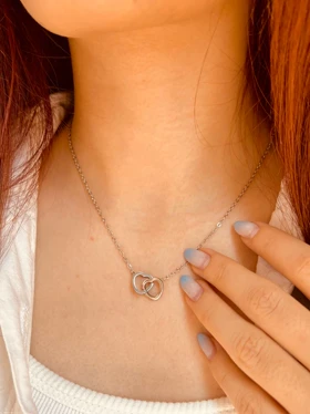 گردنبند دو قلب