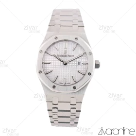 ساعت اودمار پیگه (AP) زنانه نقره ای صفحه سفید 102100
