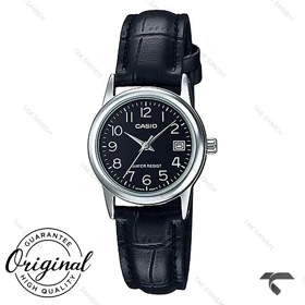 ساعت بندچرم کاسیو LTP-V002L-1B زنانه مشکی Casio-10307-L