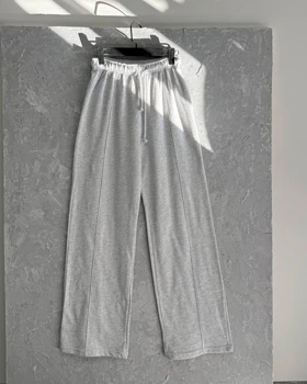 شلوار اسلش طوسی ملانژ برند ZARA