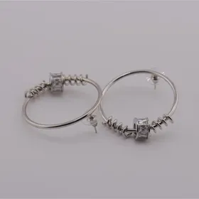 گوشواره حلقه‌ای استیل