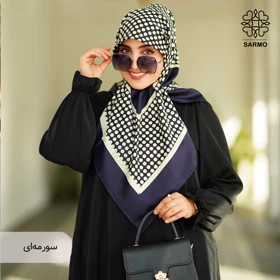 روسری ابریشم کجراه سها