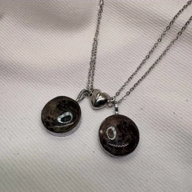 گردنبند ماه شب تاب ست مگنتی