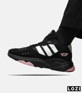 کفش کتانی مردانه مشکی گلبهی ADIDAS torsion