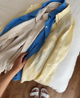 شومیز لینن H&M210