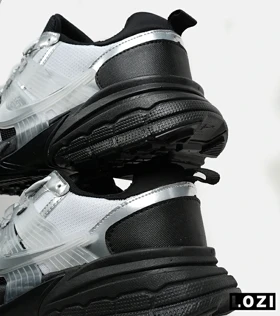 کفش کتانی مردانه و زنانه مشکی طوسی Nike cushlon