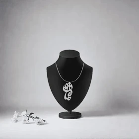 پلاک اسم لقمان و زنجیر