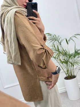 مانتو شومیزی گلی