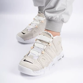 کفش و کتانی مردانه مدل ایر آپتمپو Nike air more Uptempo رنگ کرم