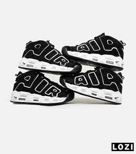 کفش کتانی مردانه و زنانه مشکی سفید NIKE Air More Uptempo '96