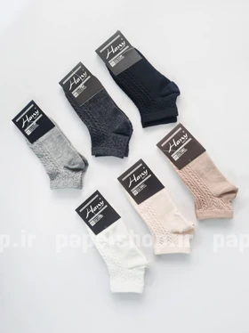 جوراب مچی نخ پنبه گندمی