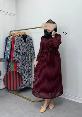 پیراهن حریر ماکسی هانا