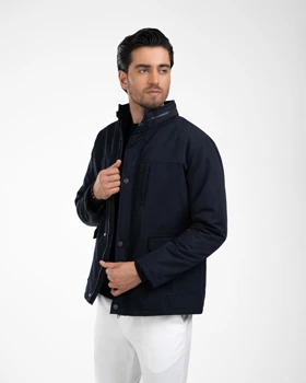 ام کی کالکشن کاپشن mk-21736-navy-blue