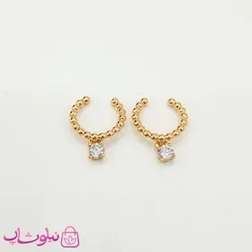 گوشواره کلیپسی دخترانه ژوپینگ آویزدار