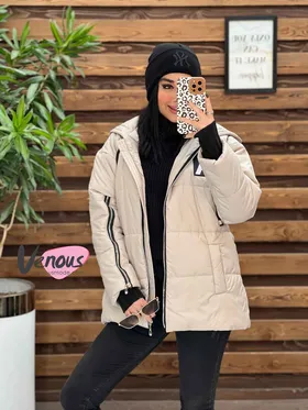 کاپشن سیلیکونی آستین زیپ