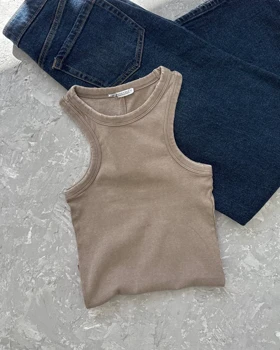 تاپ کبریتی کرم برند ZARA