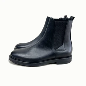 نیم بوت چرم بغل کش ZARA