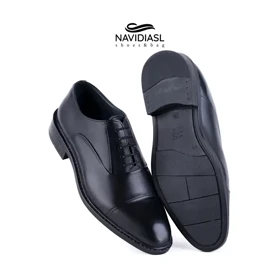 کفش مردانه چرم مجلسی کد 7055025