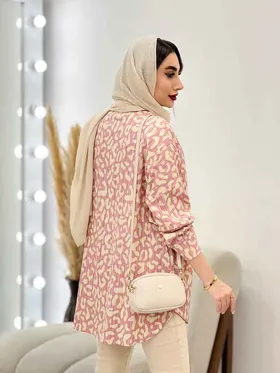 شومیز طرح دار ملودی