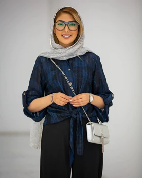 شومیز گره‌ای پرینت
