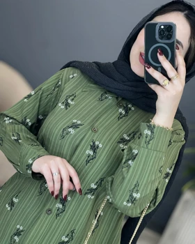 شومیز مانتویی گلایل